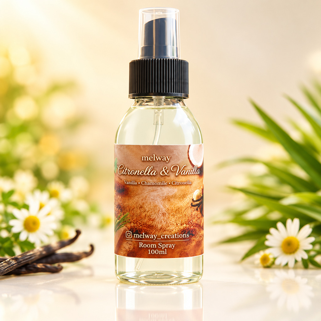 Melway Citronella & Vanilla Room Spray 100ml