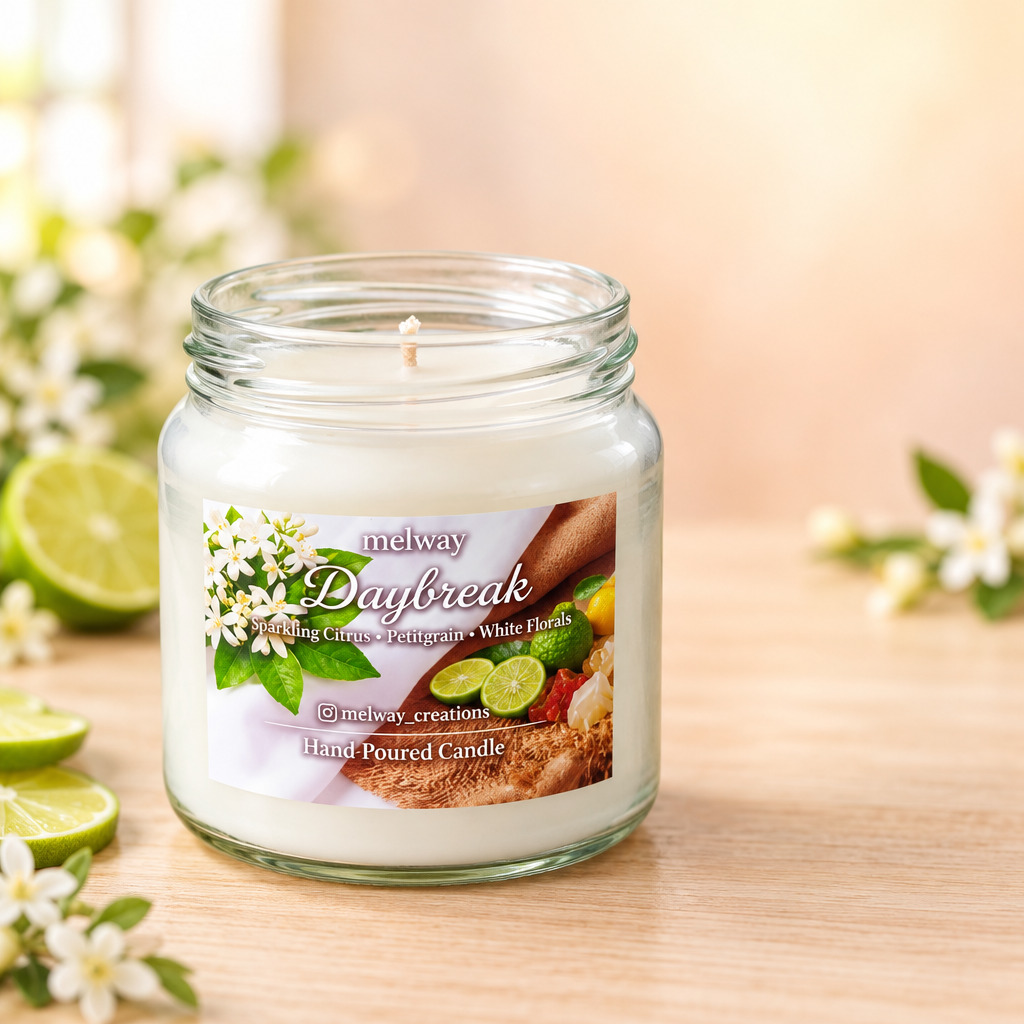 Melway Daybreak Scented Candle