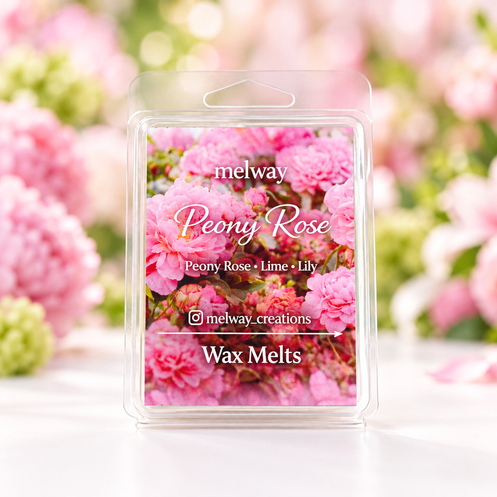 Melway Peony Rose Wax Melts
