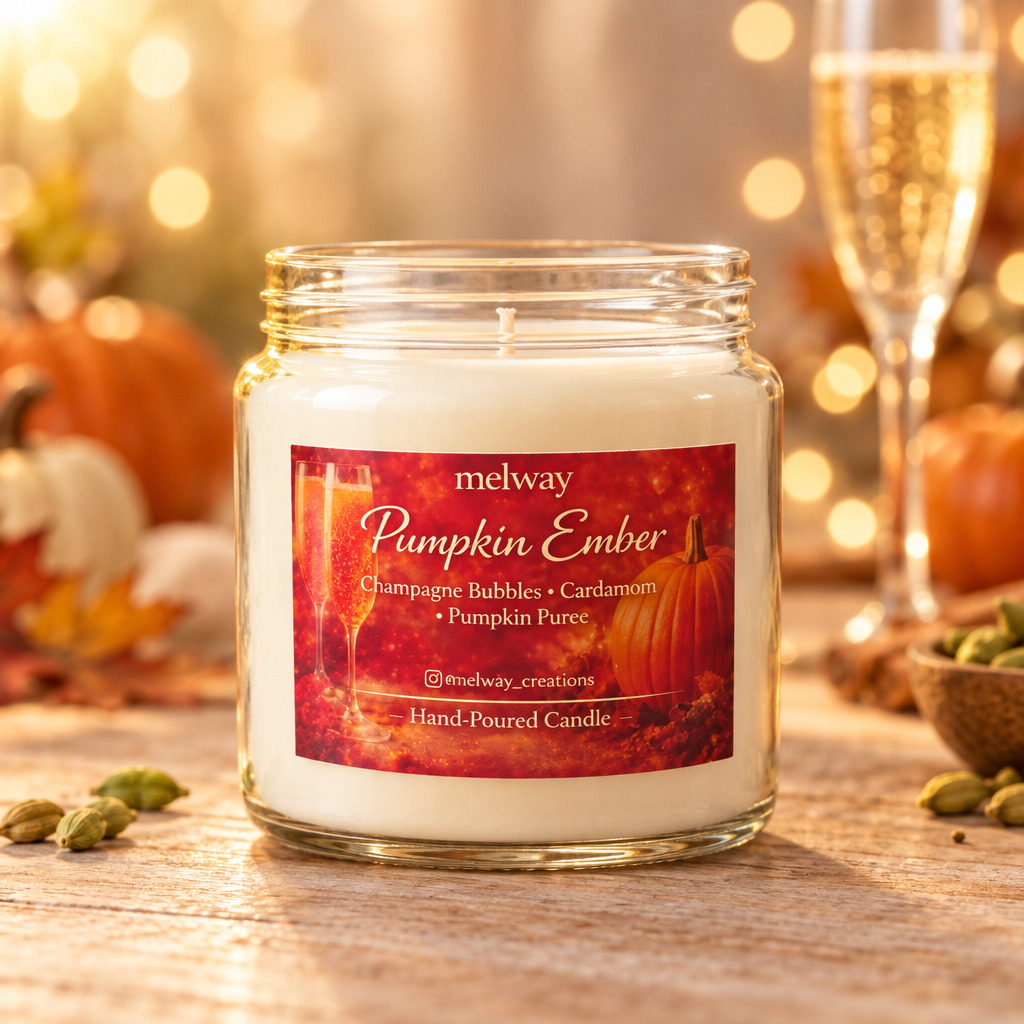 Melway Pumpkin Ember Scented Candle